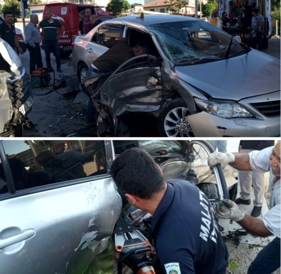 Malatya Darende'de Kaza:"2 Vatandaş Yaralandı."