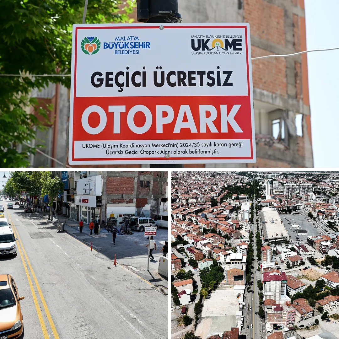 BÜYÜKŞEHİR BELEDİYESİ 13 NOKTADA GEÇİCİ PARK ALANLARI OLUŞTURDU
