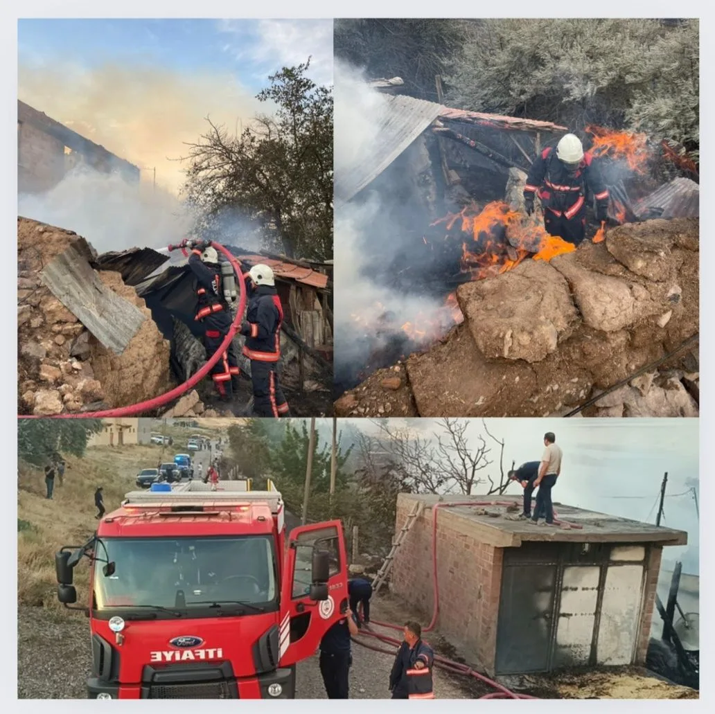 Malatya'da 600 Dönümlük Arazi Kül Oldu!