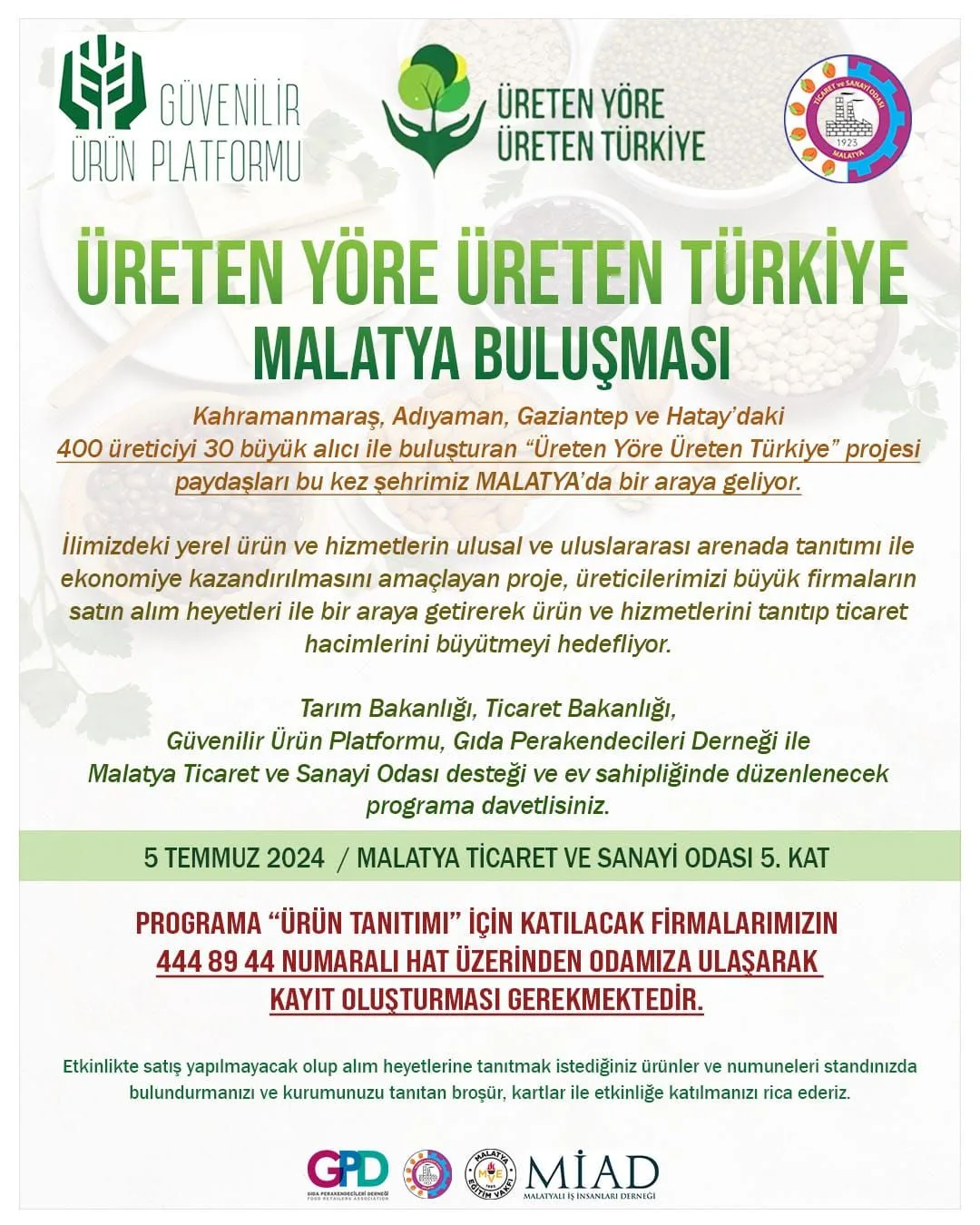 Üreten Yöre Üreten Türkiye Projesi Hk