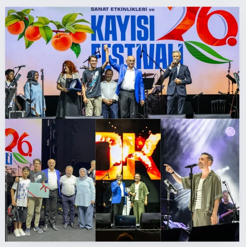 KAYISI FESTİVALİNDE OĞUZHAN KOÇ RÜZGÂRI ESTİ
