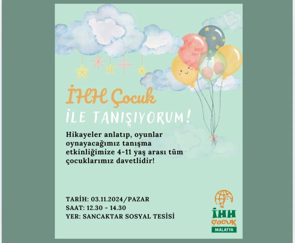 Malatya İHH'dan Bir İlk