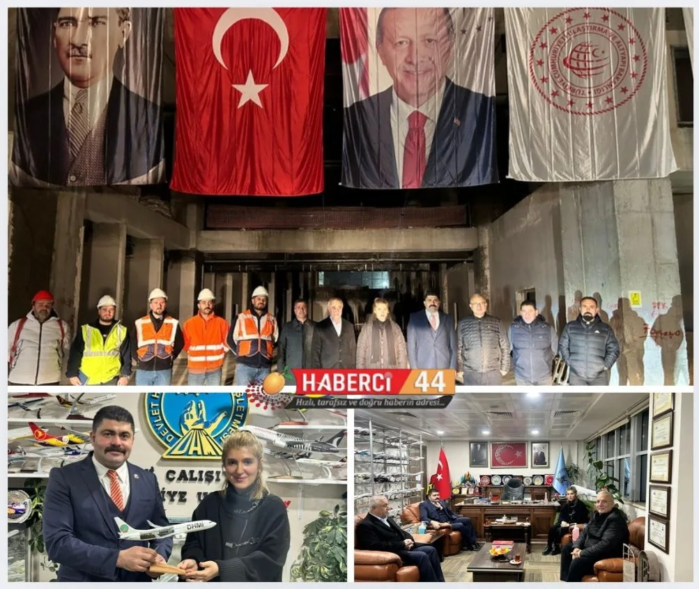 MALATYA HAVALİMANI YENİ TERMİNAL BİNASI’NDA ÇALIŞMALAR DEVAM EDİYOR