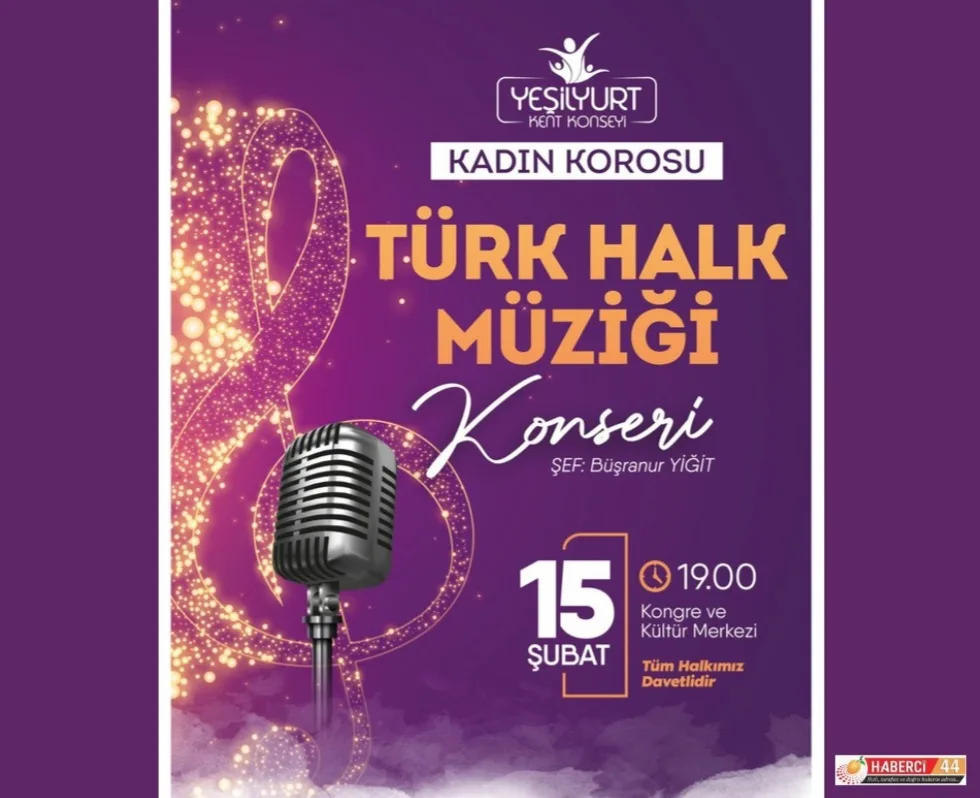 YEŞİLYURT KENT KONSEYİ KADIN KOROSU, 15 ŞUBAT’TA İLK KEZ SAHNEYE ÇIKACAK