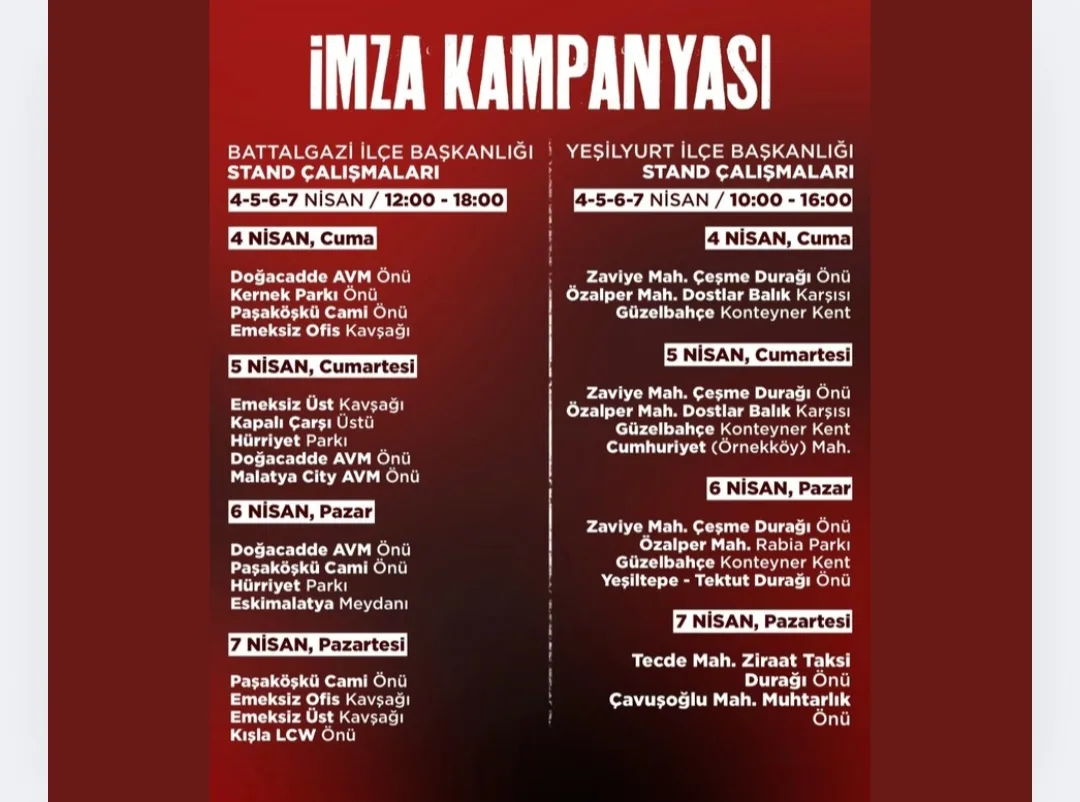 CHP’DEN EKREM İMAMOĞLU İÇİN İMZA KAMPANYASI