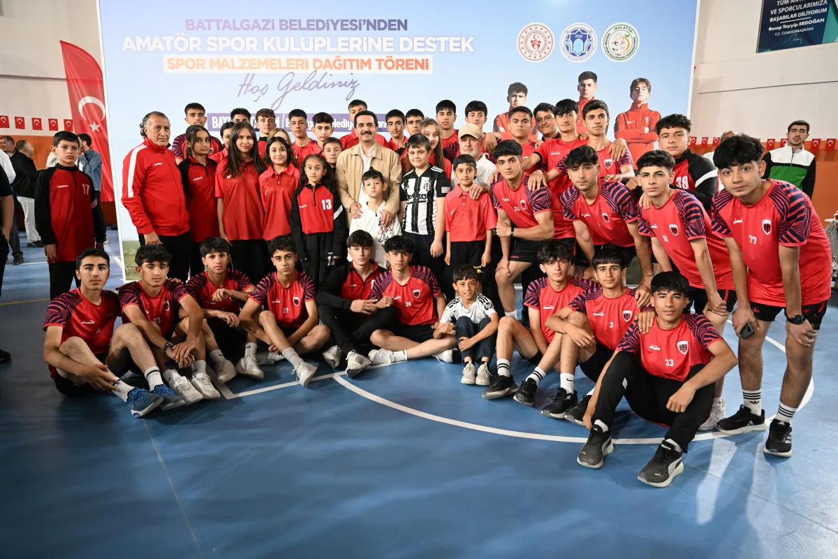 BATTALGAZİ BELEDİYESİ’NDEN AMATÖR SPOR KULÜPLERİNE 4,5 MİLYON TL’LİK DESTEK