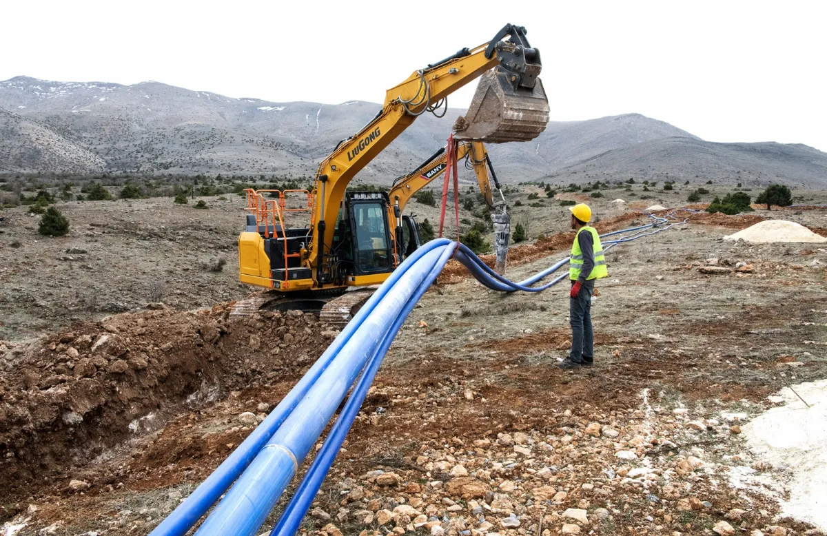 MASKİ’DEN DOĞANŞEHİR ÇIĞLIK, KELHALİL, POLATDERE’YE 8 BİN 100 METRE ALTYAPI