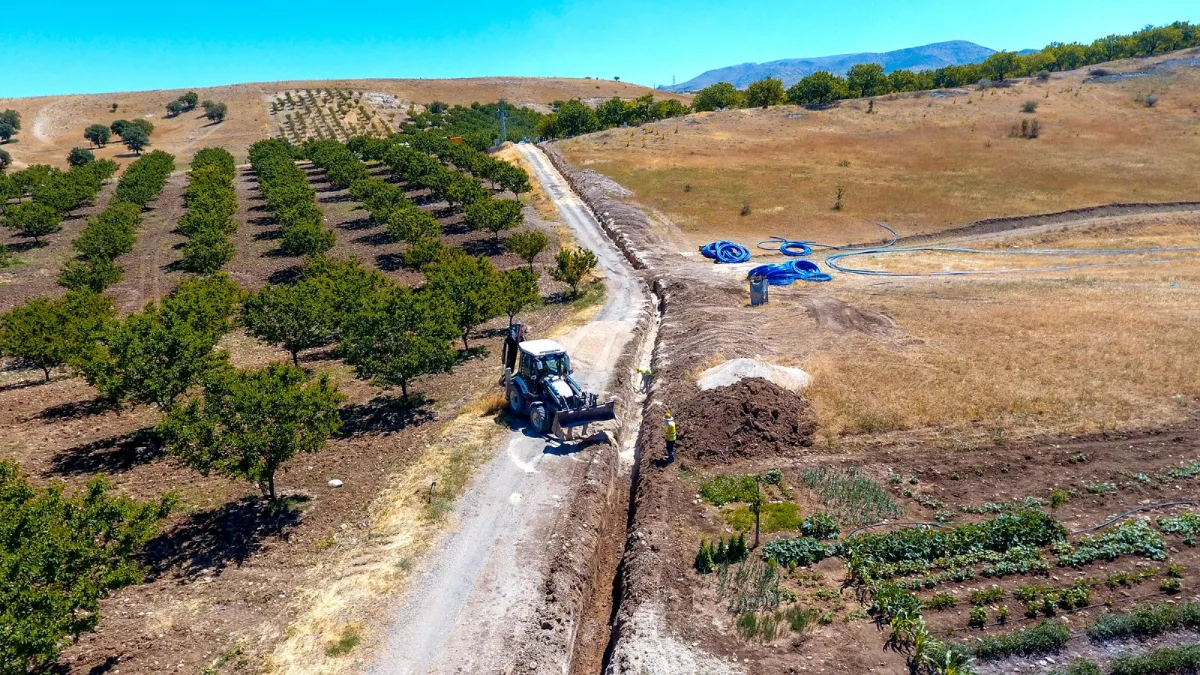 MASKİ’DEN OLUKLU’YA 7 BİN 800 METRE İÇME SUYU YATIRIMI