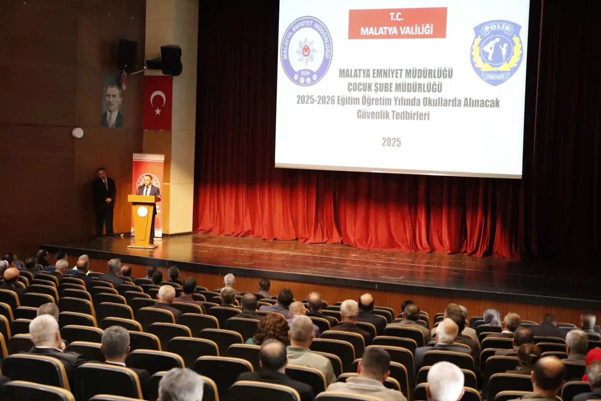Malatya'da Okul Güvenliği Toplantısı Düzenlendi