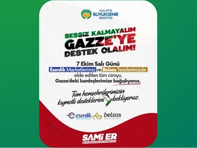 ER’İN BAŞLATTIĞI GAZZE’YE YARDIM KAMPANYASI TAMAMLANDI