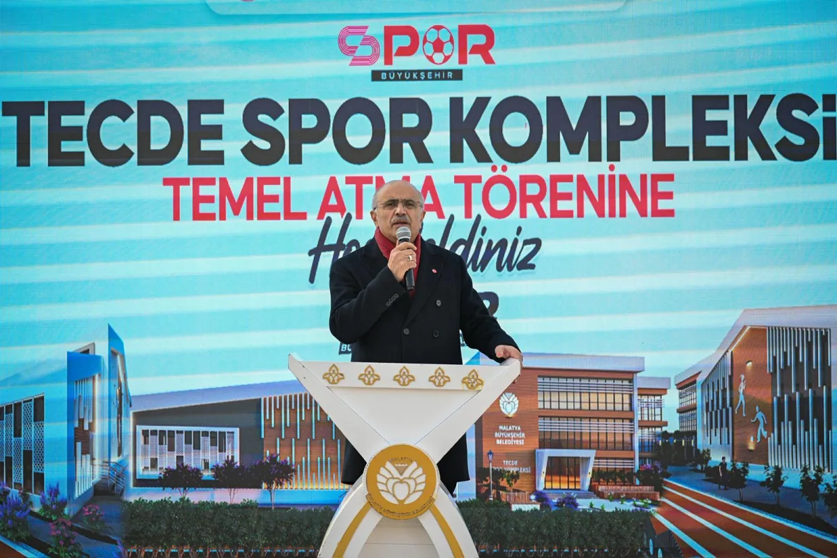 TECDE SPOR KOMPLEKSİ’NİN  TEMEL ATMA TÖRENİ YAPILDI