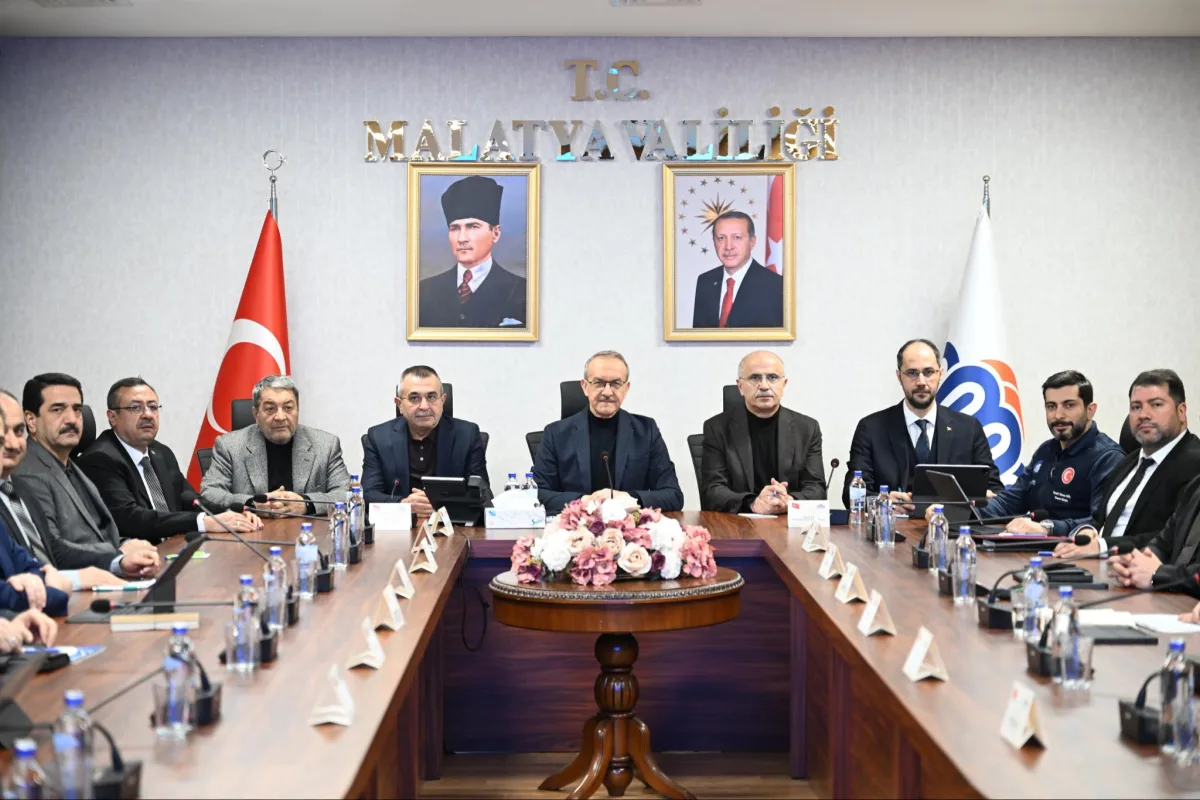 Valimiz Seddar Yavuz Başkanlığı'nda Malatya’da Rezerv Alan Toplantısı