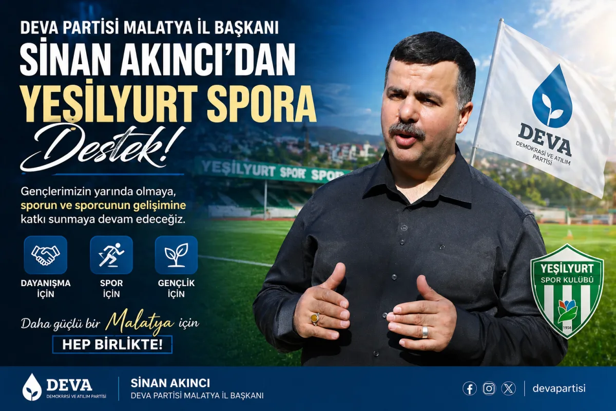 Sinan Akıncı’dan Yeşilyurtspor’a Destek: Play-Off Heyecanı Zirvede 