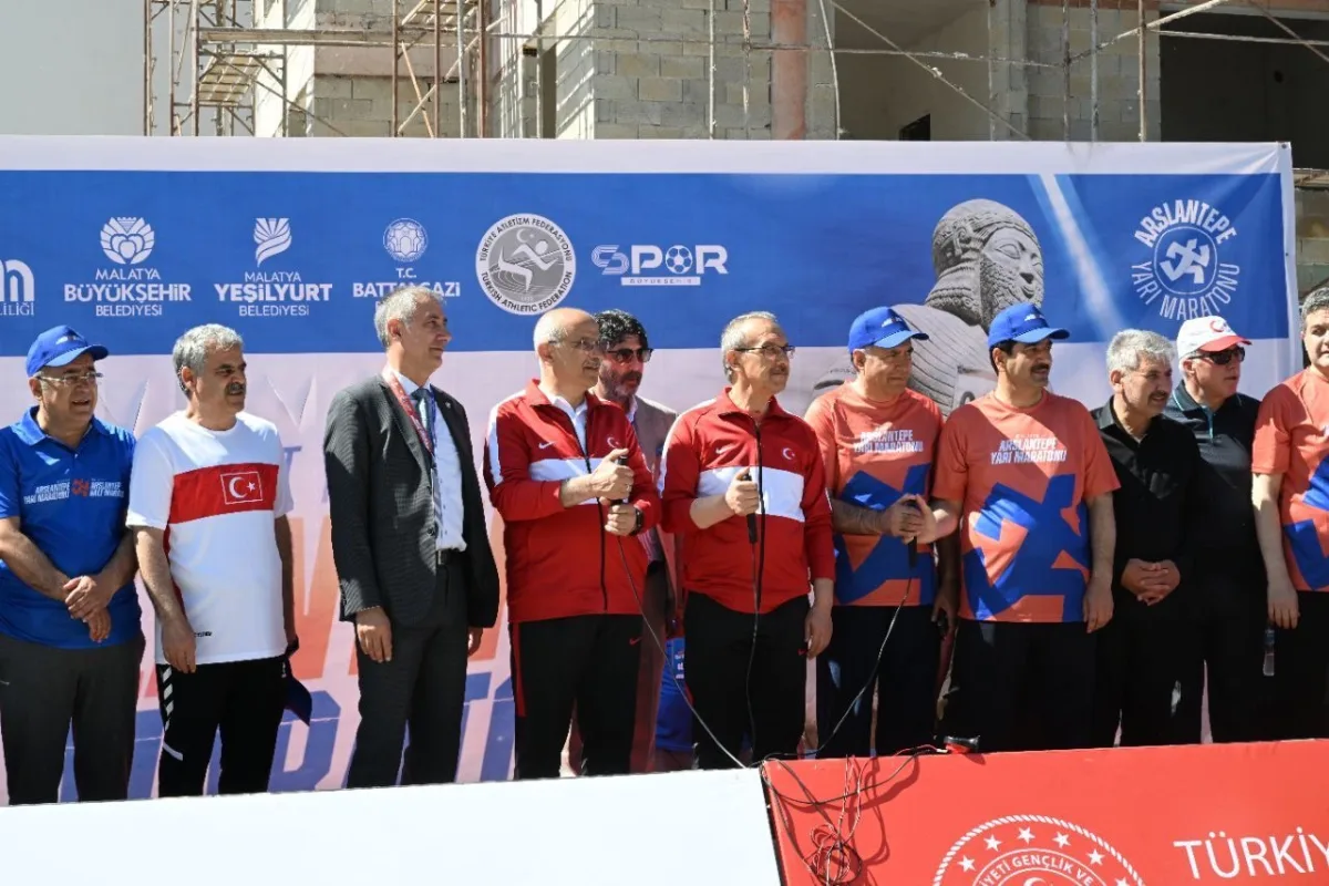 MALATYA'DA TARİHLE SPOR AYNI PARKURDA BULUŞTU