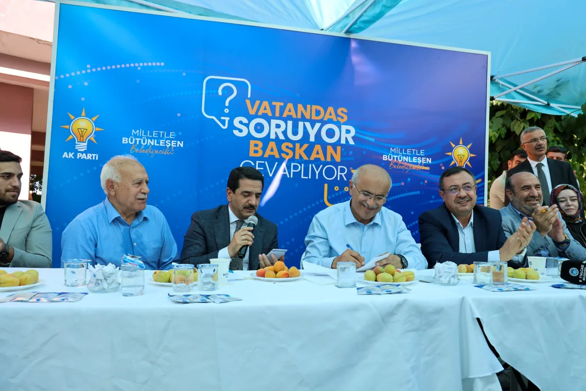 BATTALGAZİ’DE “VATANDAŞ SORUYOR, BAŞKAN CEVAPLIYOR” BULUŞMASI