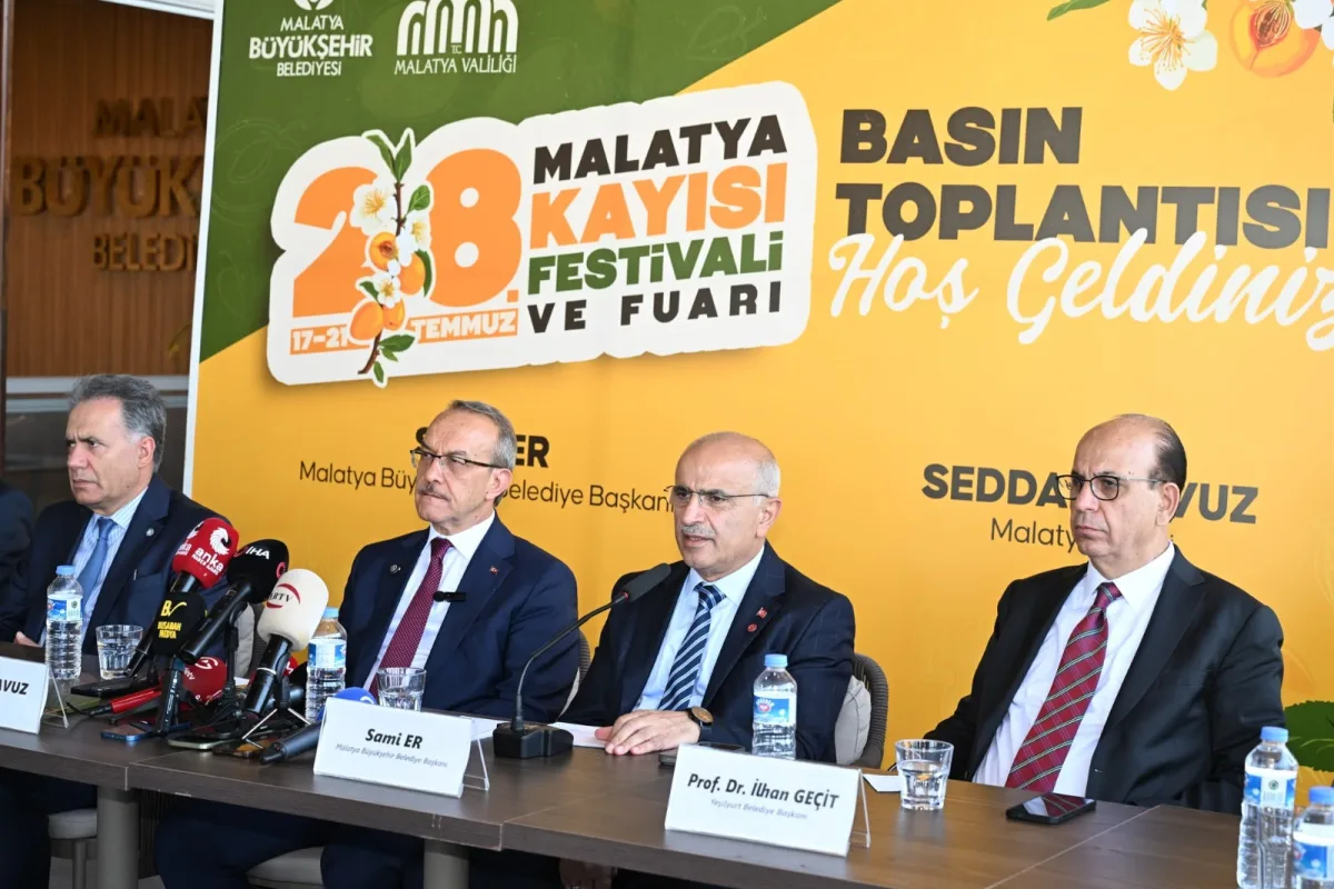 Malatya Kayısı Festivali ve Fuarı’nın 28'incisi Düzenlenecek