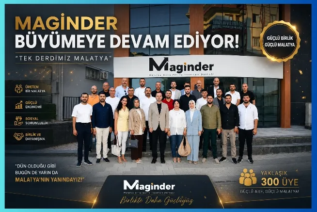 MAGİNDER'de Yeni Üyelere Rozet Takıldı: "Tek Derdimiz Malatya"