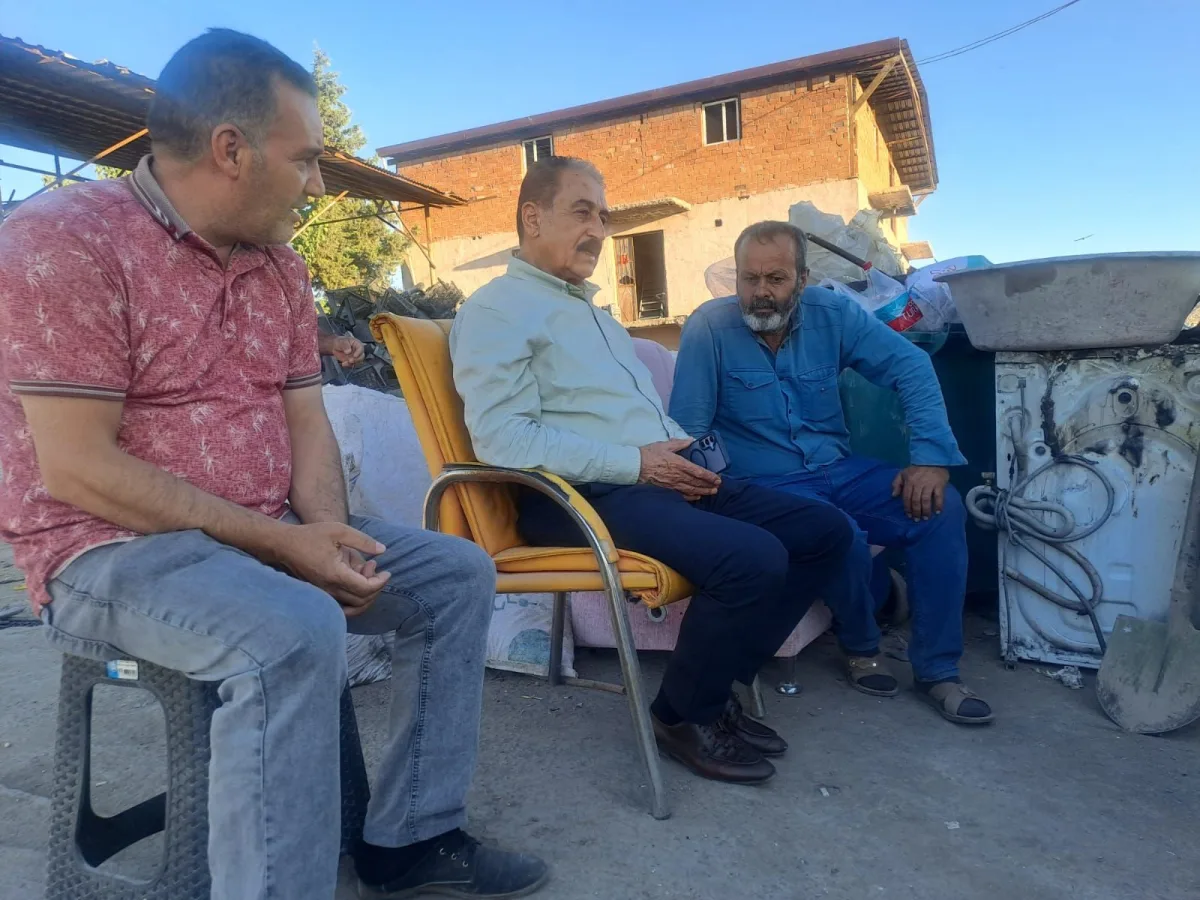 MESOB Başkanı Şevket Keskin’den Yangınzede Esnafa Ziyaret