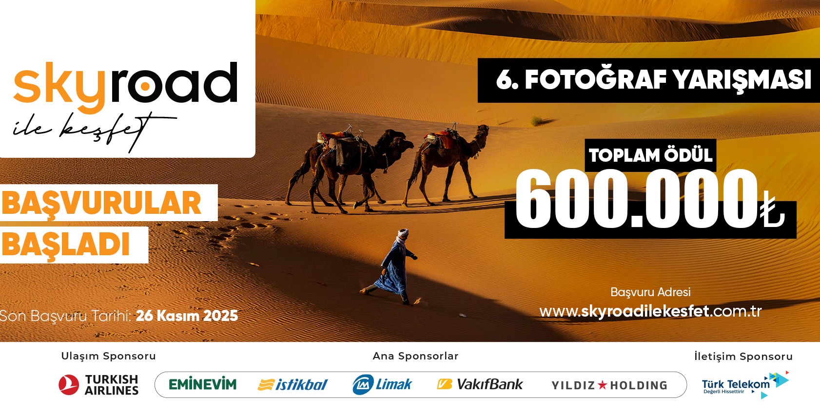 26 KASIM SON BAŞVURU!