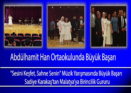 Abdülhamit Han Ortaokulunda Büyük Başarı