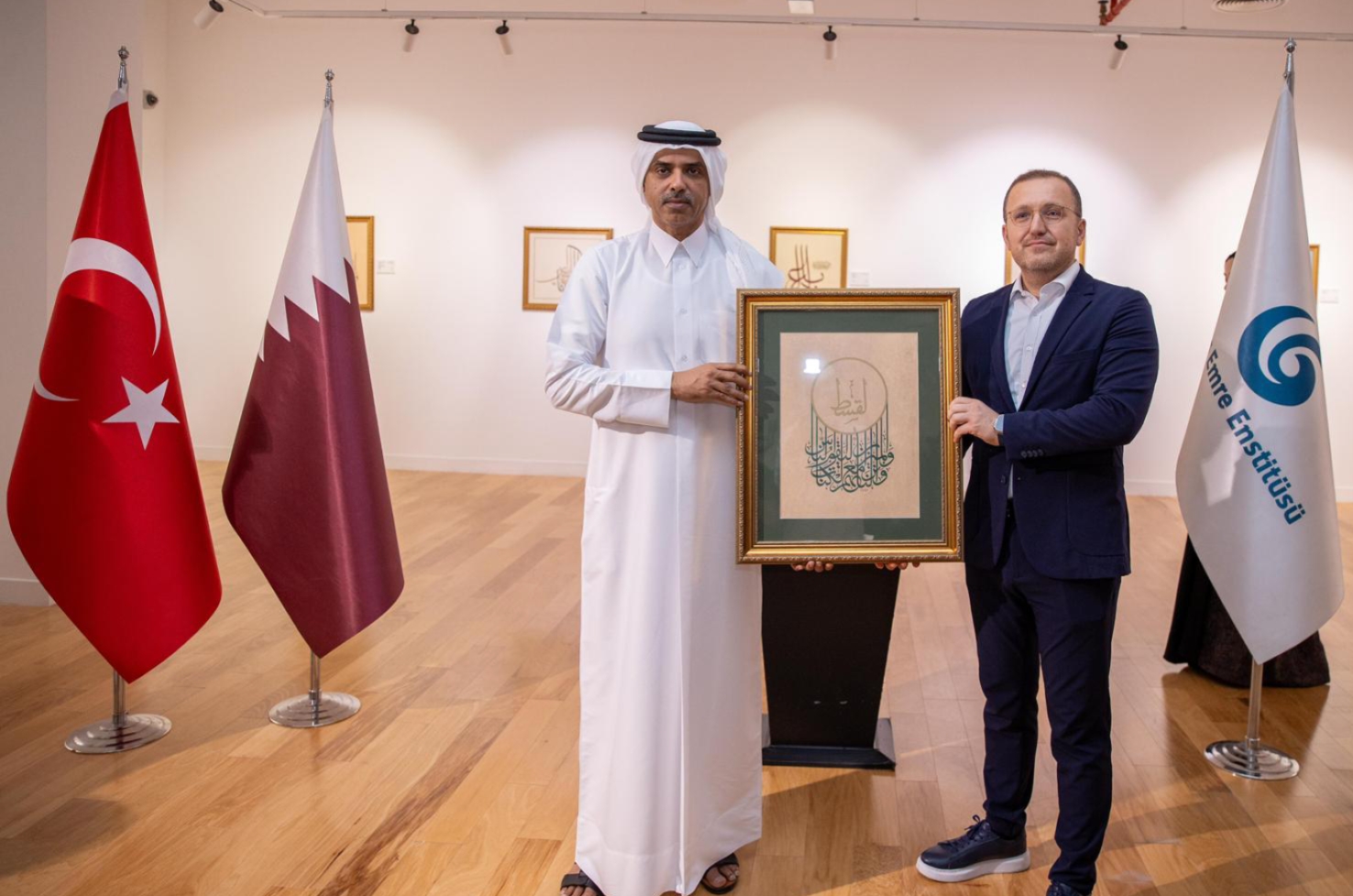 Âdil-i Mutlak Hat Eserleri Sergisi Katar’a Taşındı