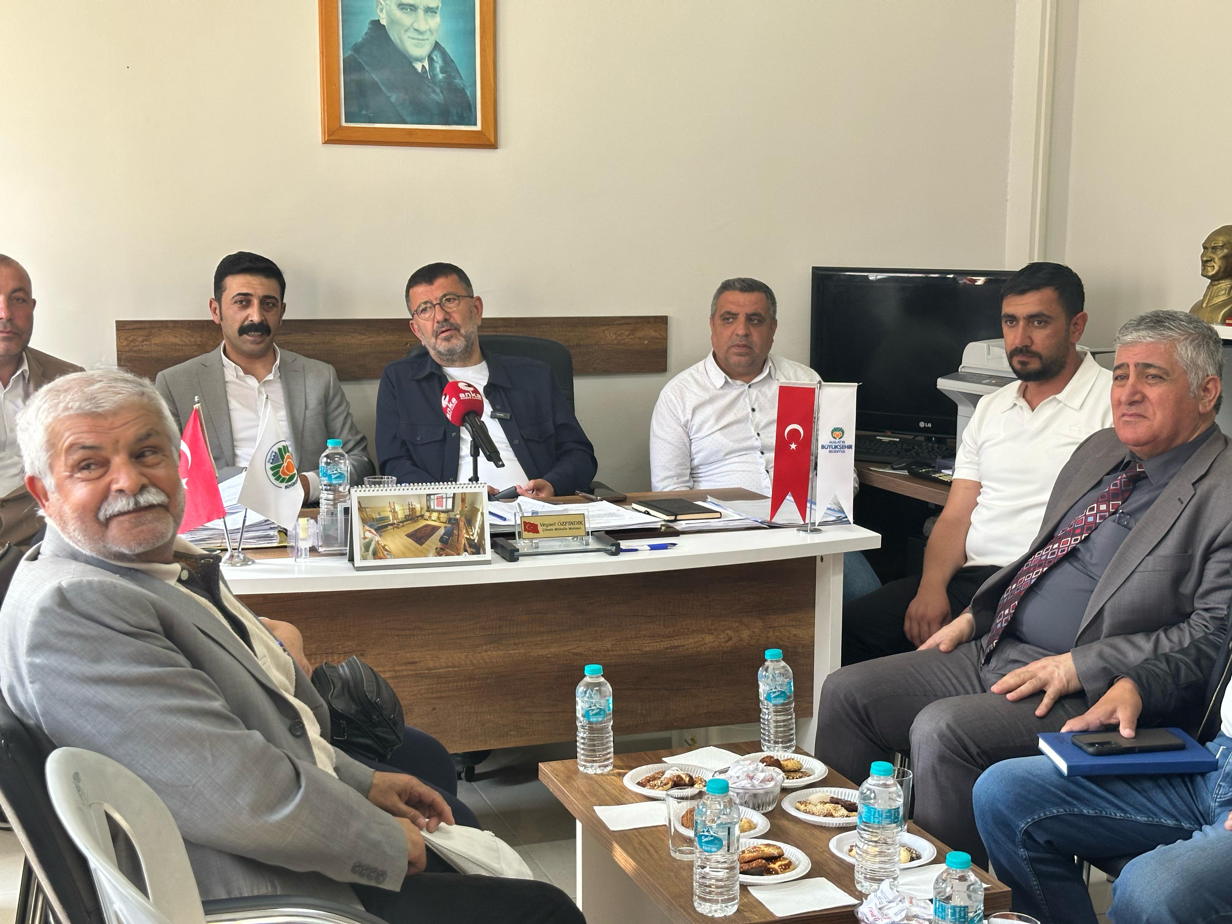 Ağbaba,Muhtarlarla Bir Araya Geldi