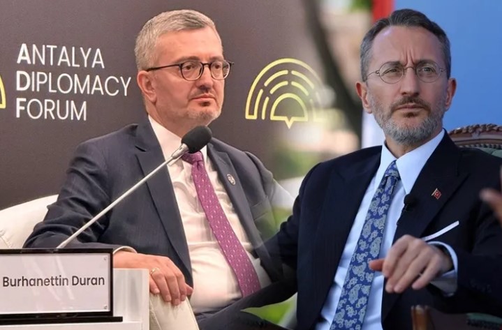 Altun ve Duran Arasında Kritik Görev Değişimi Altun ve Duran Arasında Kritik Görev Değişimi