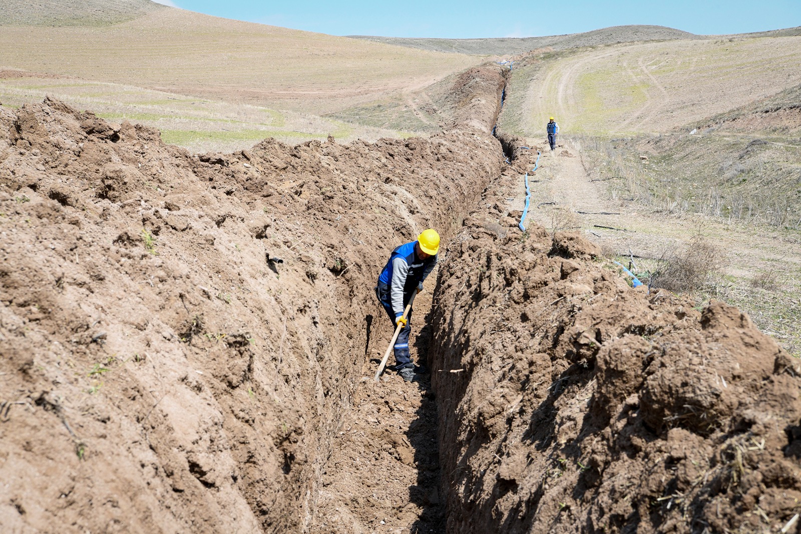ARGUVAN GÜMÜŞLÜ’YE  1.500 METRELİK İÇME SUYU HATTI