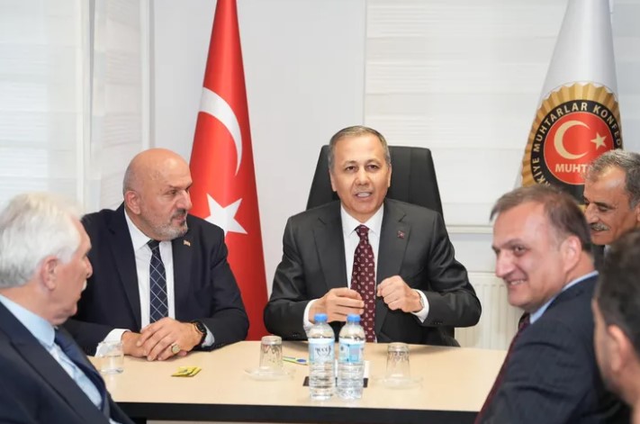 Bakan Yerlikaya’dan Muhtarlara Destek Vurgusu