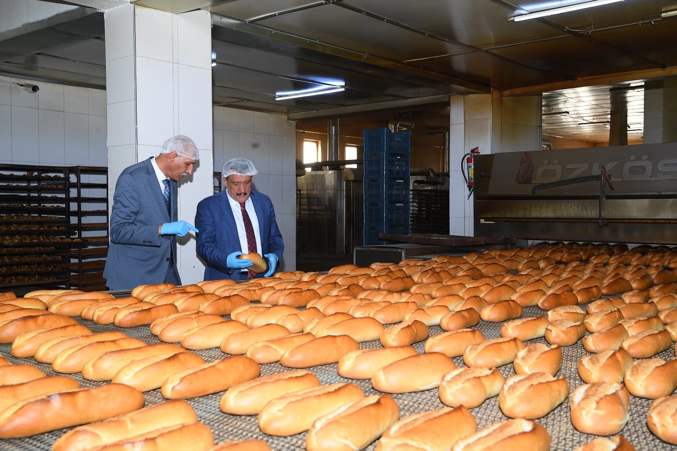 Başkan Gürkan MEGSAŞ Üretim Tesislerinde İncelemelerde Bulundu