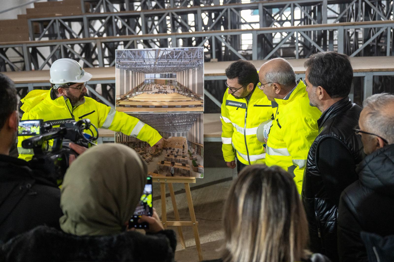 Başkan Sami Er:“BÖLGENİN EN BÜYÜK  KÜTÜPHANESİNİ YAPIYORUZ”
