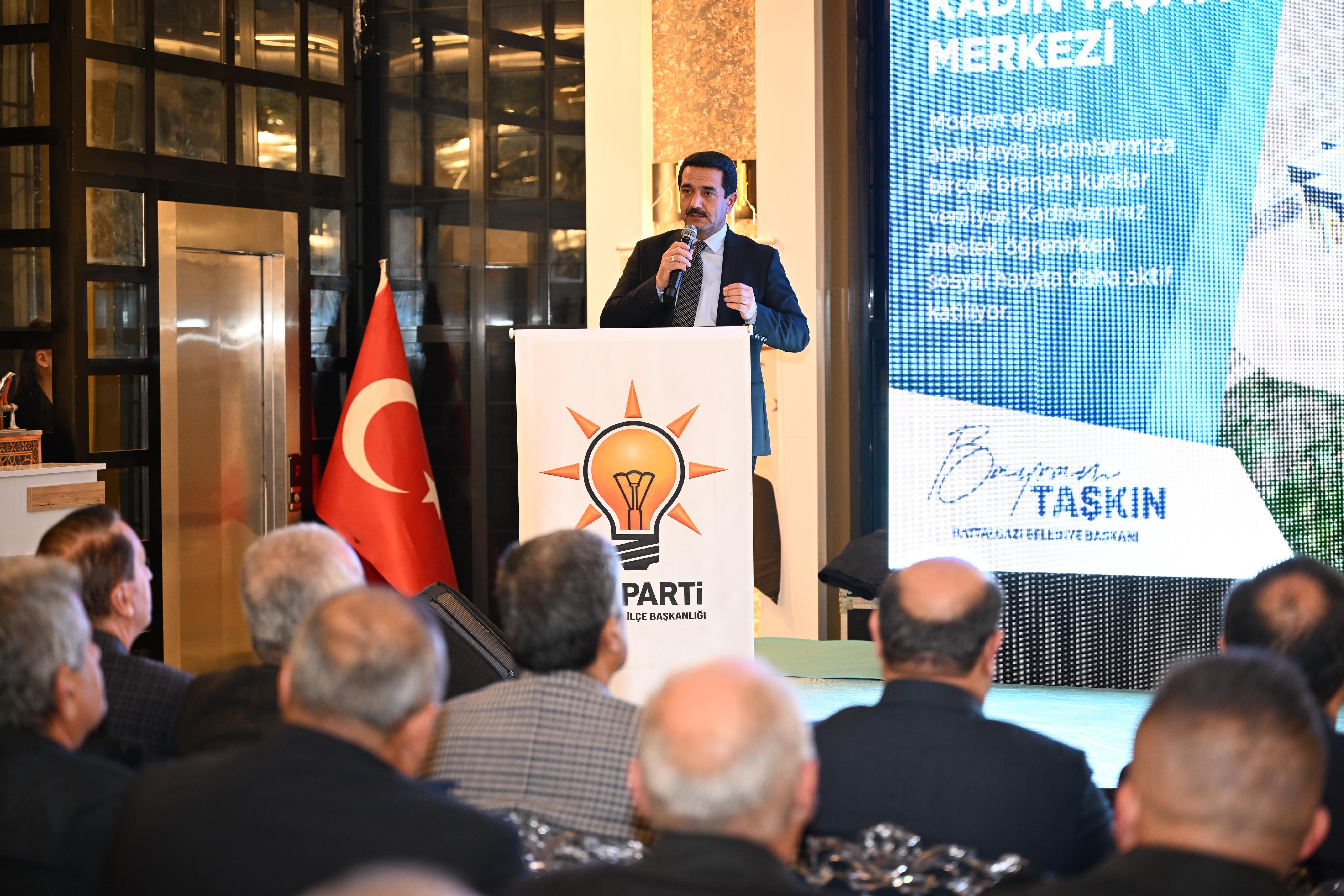 BAŞKAN TAŞKIN: “BATTALGAZİ’DE HİZMET SÜRECİ DEVAM EDİYOR”