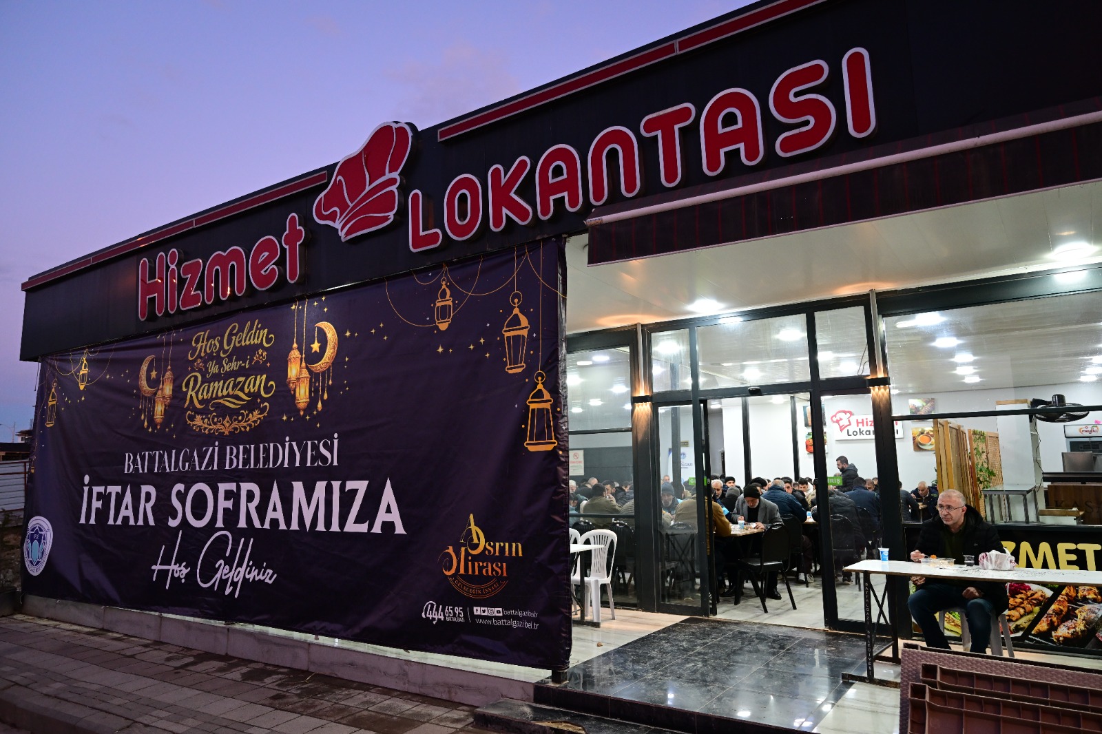 BATTALGAZİ BELEDİYESİ İFTARI ÇADIRLARDA DEĞİL RESTORANDA VERİYOR