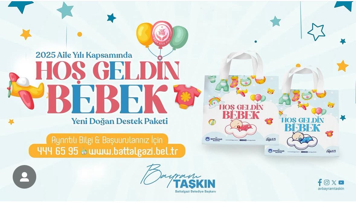 BATTALGAZİ BELEDİYESİ’NDEN AİLELERE BÜYÜK DESTEK