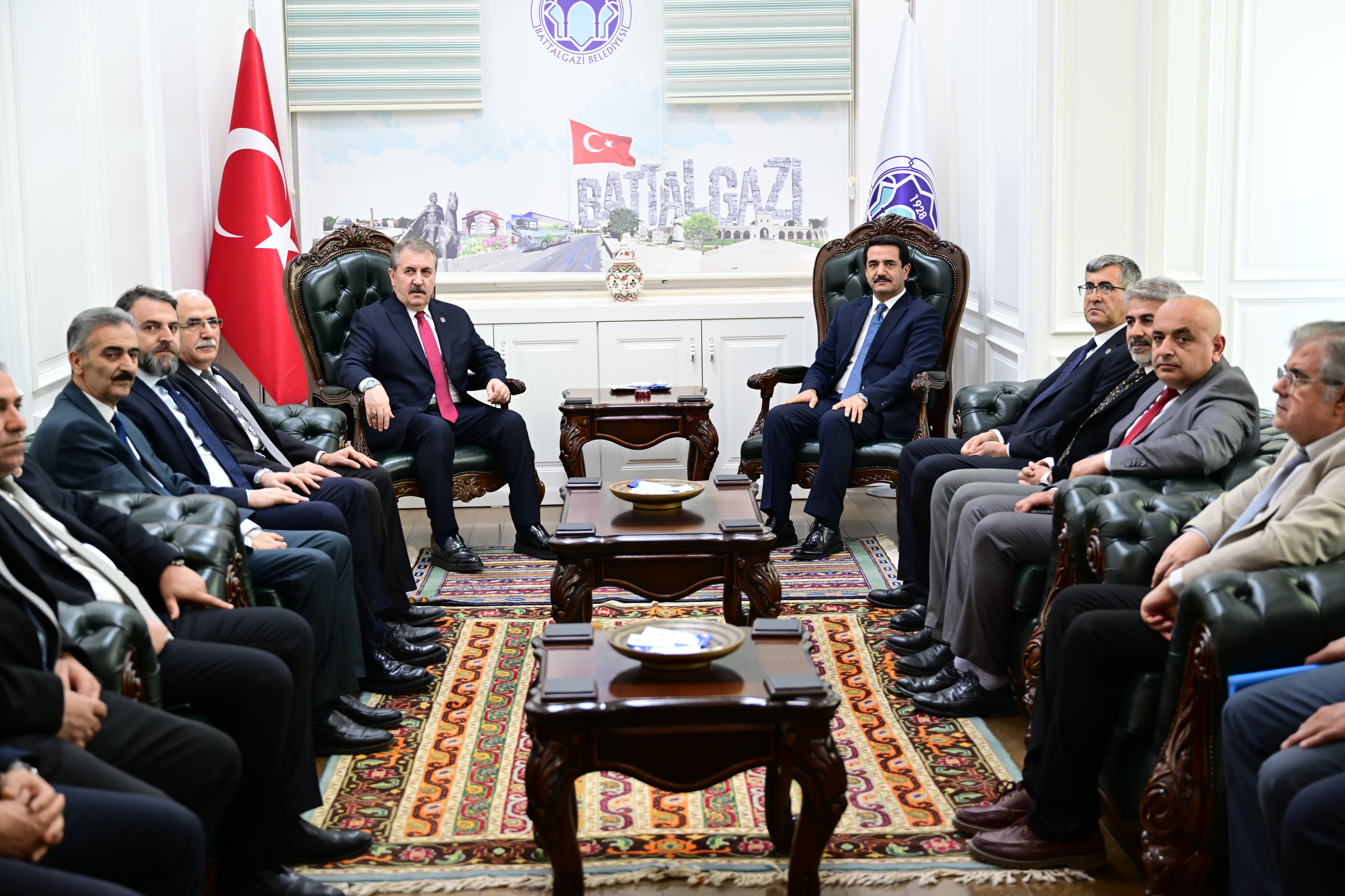 BBP GENEL BAŞKANI MUSTAFA DESTİCİ’DEN BAŞKAN TAŞKIN’A ZİYARET