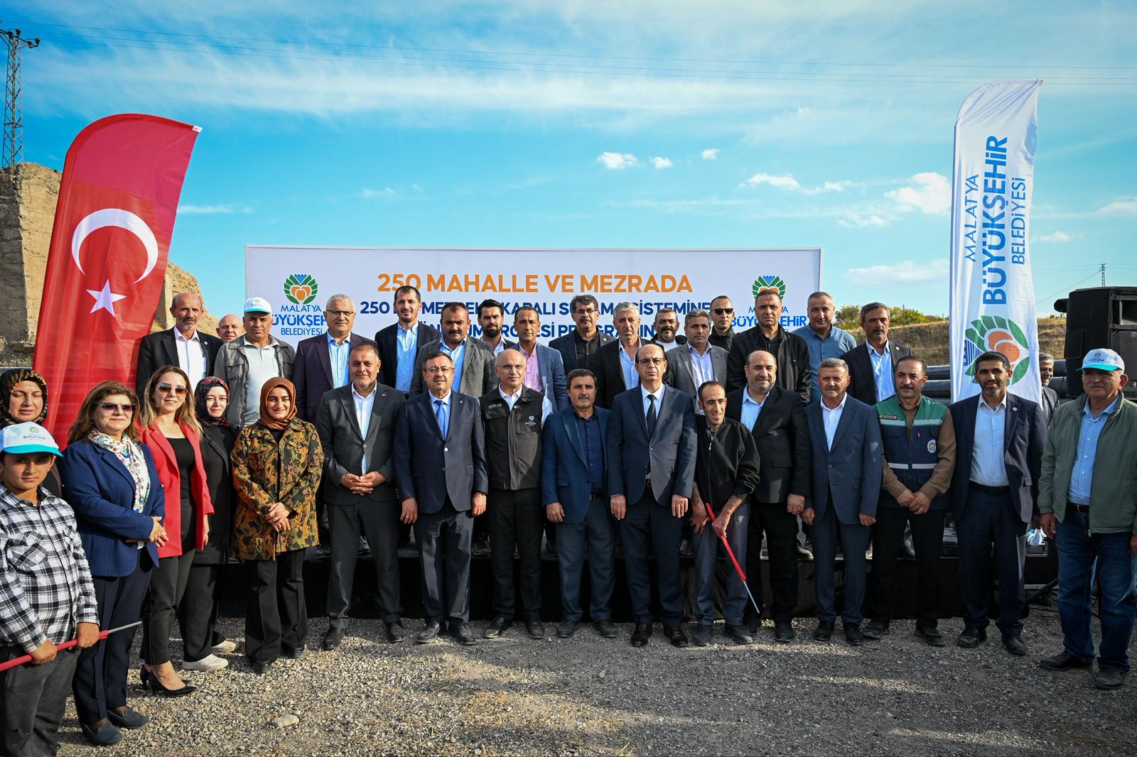 BÜYÜKŞEHİR BELEDİYESİ’NDEN ÜRETİCİLERE BORU DESTEĞİ