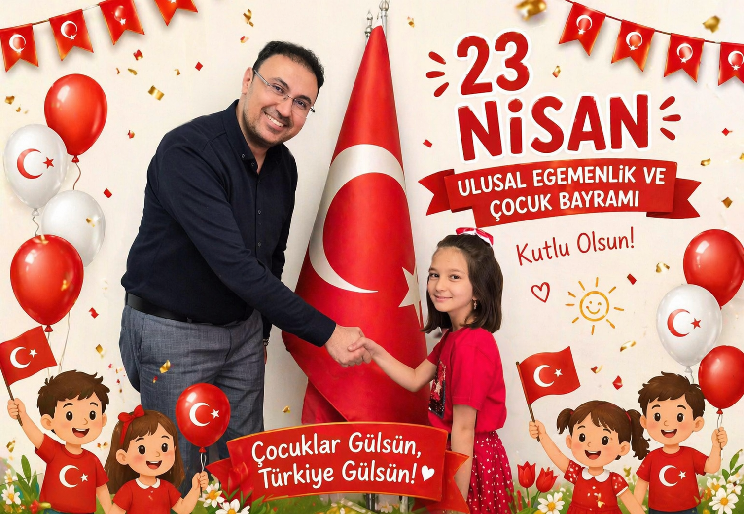 EMİRCAN EREN: “23 NİSAN, GELECEĞİMİZİN TEMİNATI ÇOCUKLARIMIZA DUYULAN GÜVENİN EN BÜYÜK GÖSTERGESİDİR”
