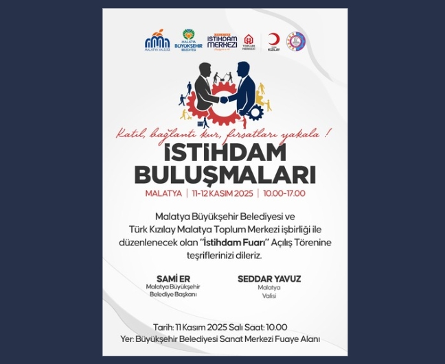 İSTİHDAM BULUŞMALARI MALATYA’DA BAŞLIYOR