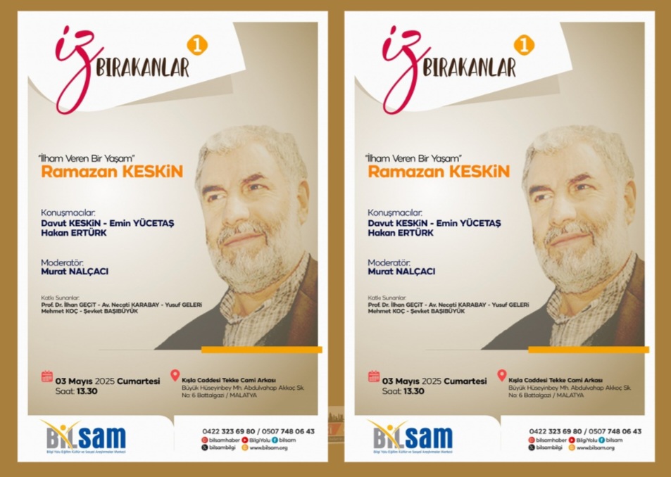 İz Bırakanlar” Paneli BİLSAM’da Düzenlenecek