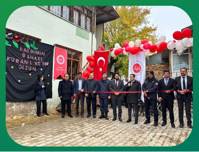 KORU MAHALLESİ KUR’AN KURSU AÇILIŞI GERÇEKLEŞTİRİLDİ