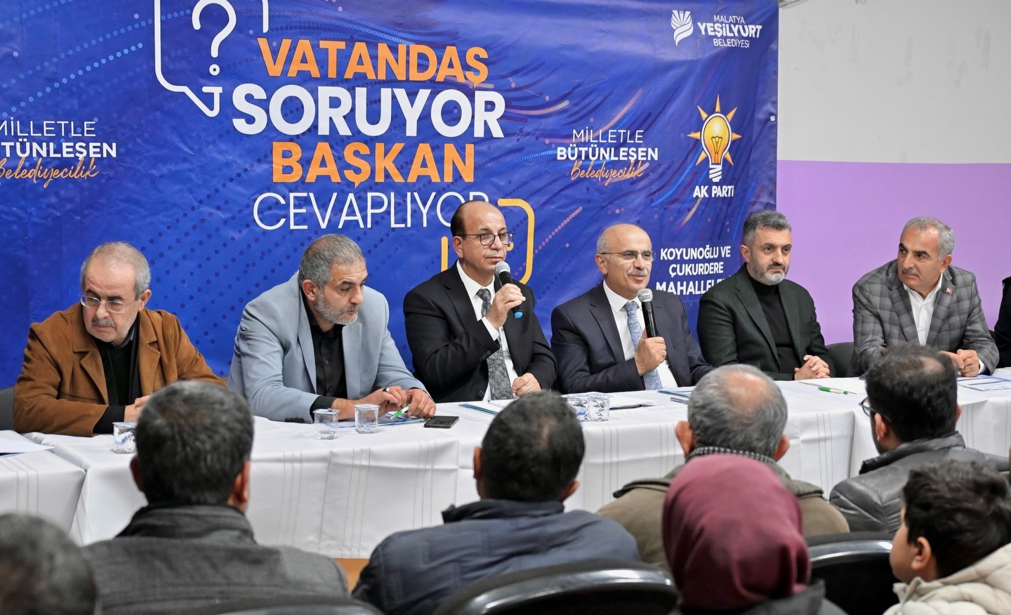 Koyunoğlu ve Çukurdere’de Vatandaş–Başkan Buluşması