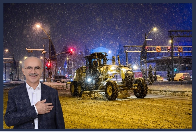 MALATYA BÜYÜKŞEHİR BELEDİYESİ EKİPLERİ GECE MESAİSİNDE