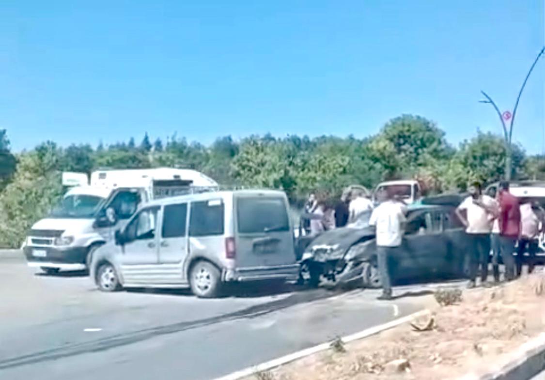 Malatya’da 4 Araçlık Zincirleme Kaza