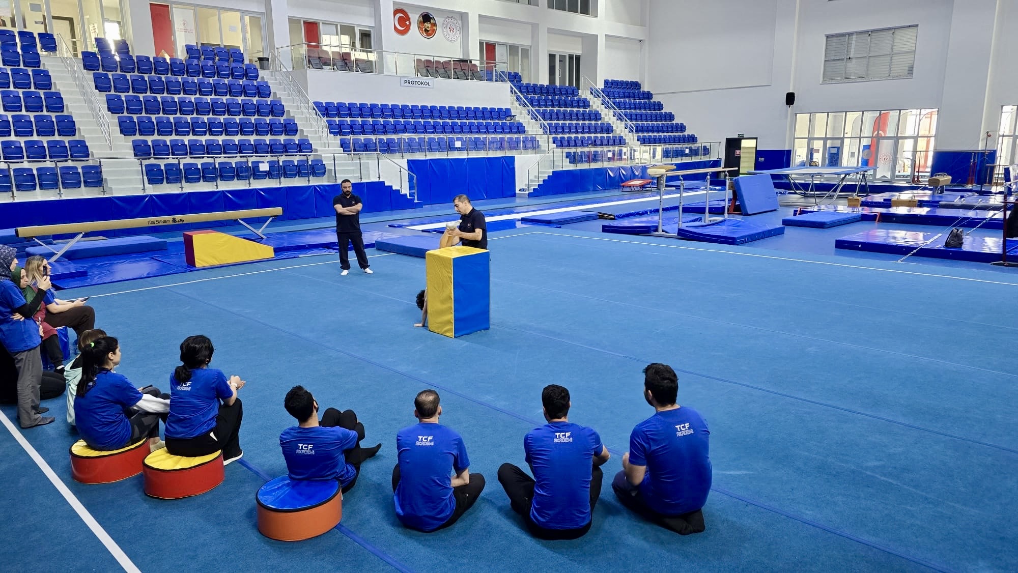 Malatya’da Cimnastik Antrenörlerine Akademi Eğitimi