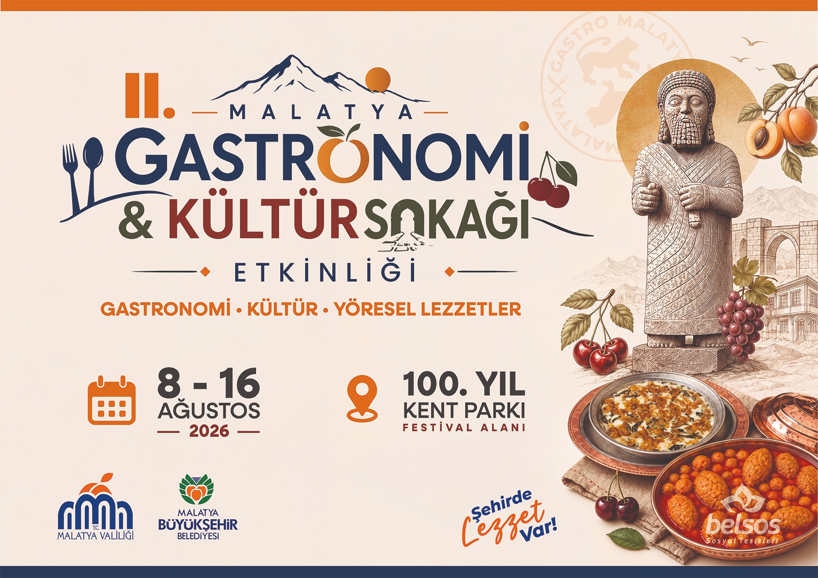 MALATYA’DA GASTRONOMİ ŞÖLENİ BAŞLIYOR