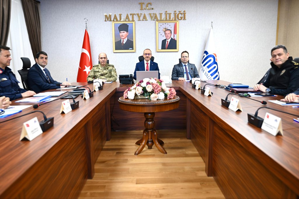 Malatya’da Genişletilmiş İl Güvenlik Ve Asayiş Toplantısı Yapıldı