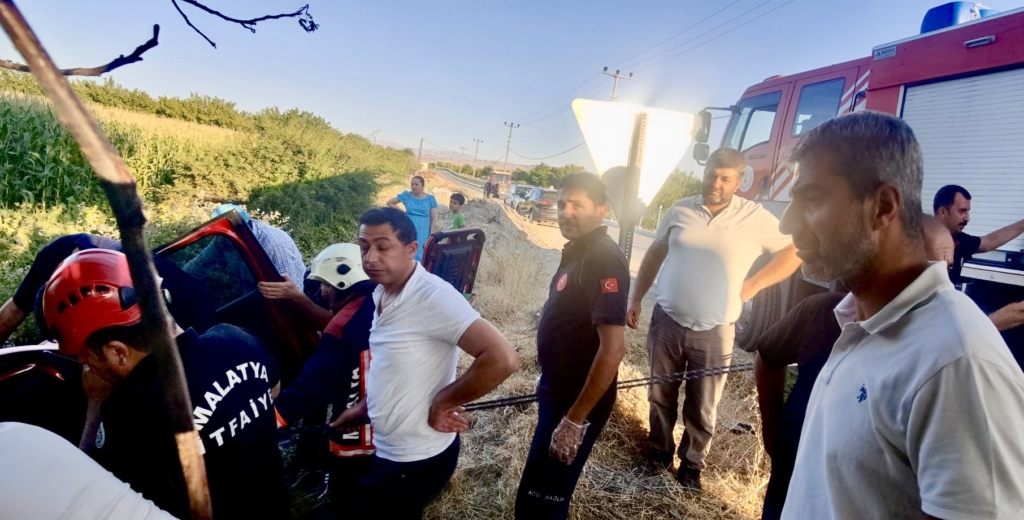 Malatya’da Kaza: İki Araç Çarpıştı,4 Yaralı