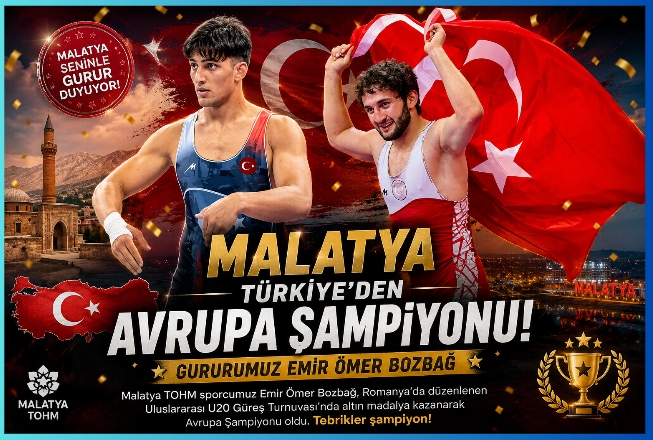 MALATYA TOHM SPORCUMUZ SALİH YUSUF YAZICI, AVRUPA ŞAMPİYONU!