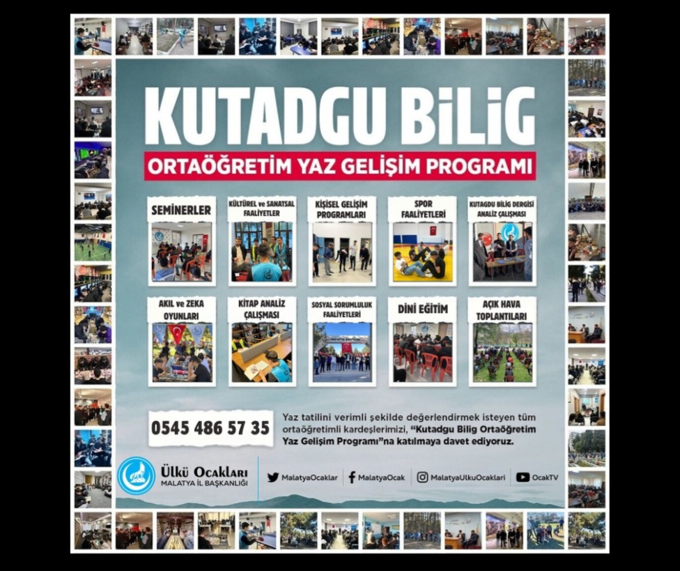 Malatya Ülkü Ocakları, Gençliği Kutadgu Bilig ile Buluşturuyor