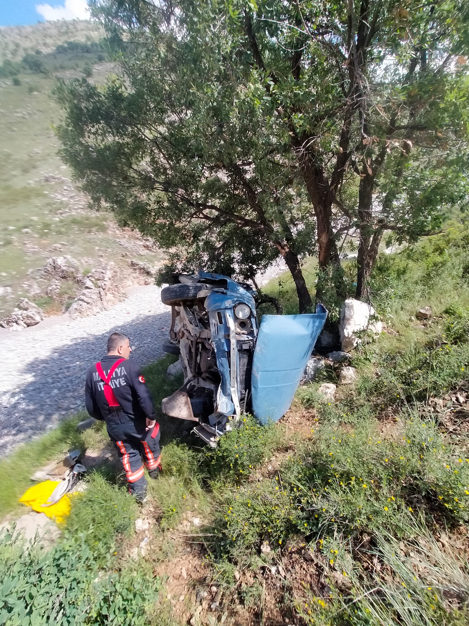 Malatya Yeşilyurt’ta Kaza 2 Yaralı